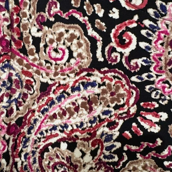 J Jill Paisley 3/4” Sleeve dress - Picture 2 of 6